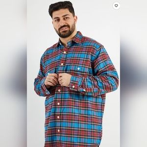 Polo Ralph Lauren Men's Performance Plaid Flannel Long Sleeve Size Medium